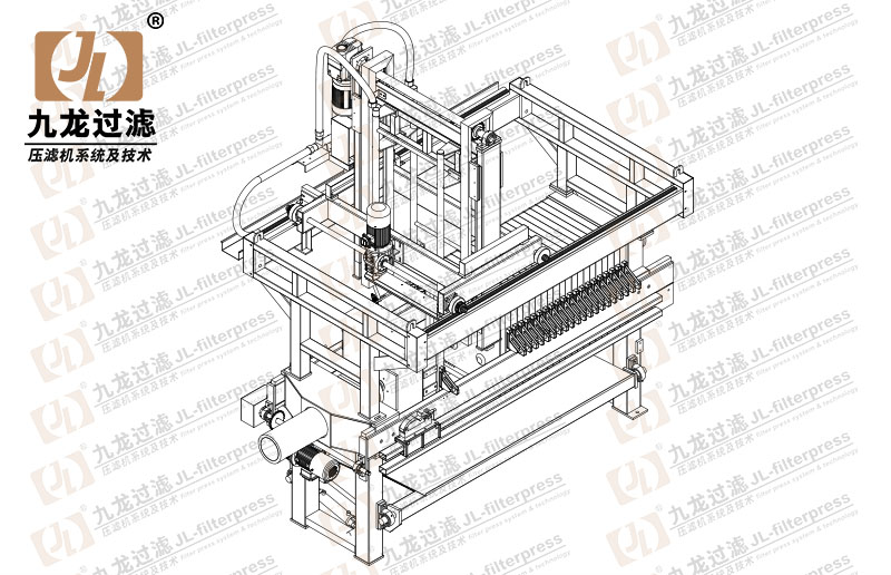 XG800隔膜（12bar）自動清洗壓濾機