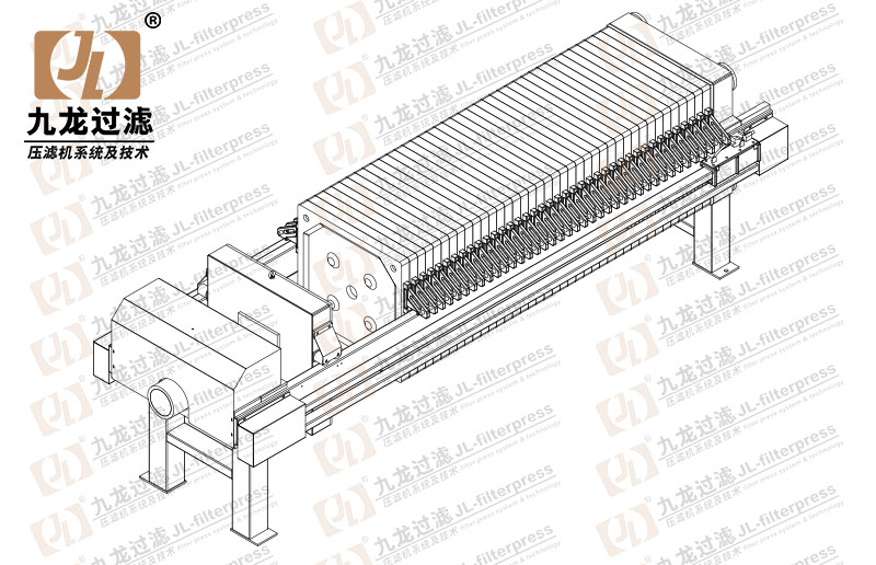 XG800隔膜（12bar）拉板壓濾機