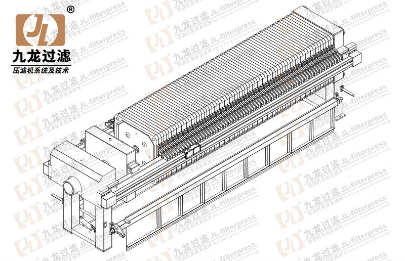 XG800隔膜（12bar）拉板翻板壓濾機
